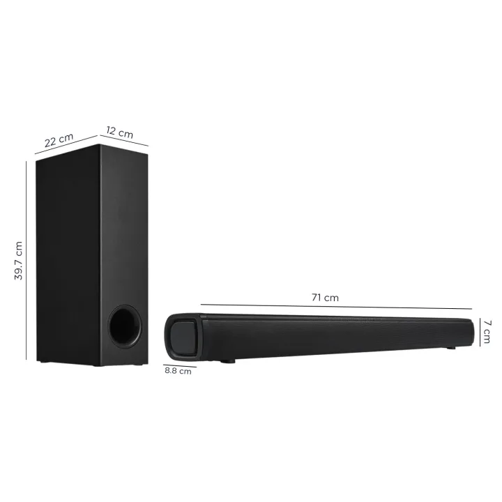 TCL%20S332W%202.1%20CH%20200W%20Soundbar%20with%20Wired%20Subwoofer,%20Supporting%20Bluetooth,%20HDMI(ARC),%20Coaxial%20Input,%20AUX,%20USB%20&%20Remote%20Control%20(Black)%20-%20Image%208