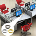 Round Practical Office Buckle Line Cable Clamp Line Box Computer Grommet Wire Hole Cover Desk Table Cable Fastener. 