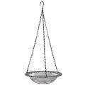 Modeow Outdoor Bird Feeder Rust-proof Hanging Bird Bath Feeder for Outdoor Garden Heavy-duty Hummingbird Feeder with Black for Hummingbird. 