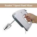 Electric Hand Mixer, 7 Speed Handheld Mixer Egg Whisk with Egg Sticks & Dough Sticks for Home Use. 