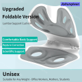 Ashunqiwen Sitting Posture Correction Waist Support Chair Seat Cushion Back Lumbar Support for Kids Adults Office Back Pain Relief. 