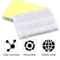 Test Board 400 Tie Points Solderless Breadboard Mini Size Electronics Prototyping Protoboard Solderless Design Jumper Wires Circuit Board Circuit Development. 