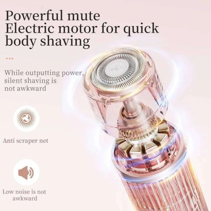 Under Am Razor Electric Shaver For Ladies Body Bikini Legs Hair Trimmer 2in1 Portable ...