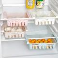 Cutezy Adjustable Fridge Storage Basket Fridge Space Saver Tray Fridge Racks Refrigerator Storage Basket Expandable Fridge Storage Rack (Piece of 2). 