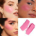 PHOFAY Double-Take Cream Powder Blush Duo Long Wearing Matte Dewy Finish High Pigment Pink Candy Peach Blush Palette Vibrant. 