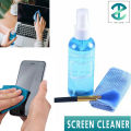 1pcs/set Screen Cleaner Solution For Laptop/phone/ Ipaddeyeglass /household Appliances Cleaner Includes Spray + Brush + Cleanin (3 In 1). 