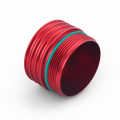 Oil Filter Cover Aluminum Alloy Engine Oil Filter Housing Red. 
