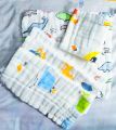 5 Pcs Muslin Hanky Set Soft Multicolour. 