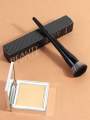 MAANGE 1Pc Round Soft Hair Foundation ,Powder ,Contour Makeup Brush MAG51540HB-2. 
