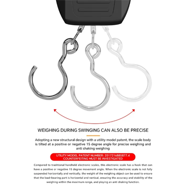 Black%2060Kg/10G%20LCD%20Digital%20Hanging%20Scale%20Kit%20USB%20Recharged%20Crane%20Hook%20Scales%20Courier%20Luggage%20Home%20Weighing%20Balance%20Tools%20Set%20Kit%20-%20Image%205