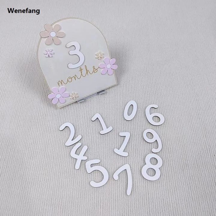 Wenefang%20Girls%20Boys%20Newborn%20Photography%20Props%20Baby%20Milestone%20Photo%20Props%20Profesional%20Wooden%20Baby%20Monthly%20Milestone%20Cards%203D%20Flowers%20Double%20Sides%20-%20Image%204