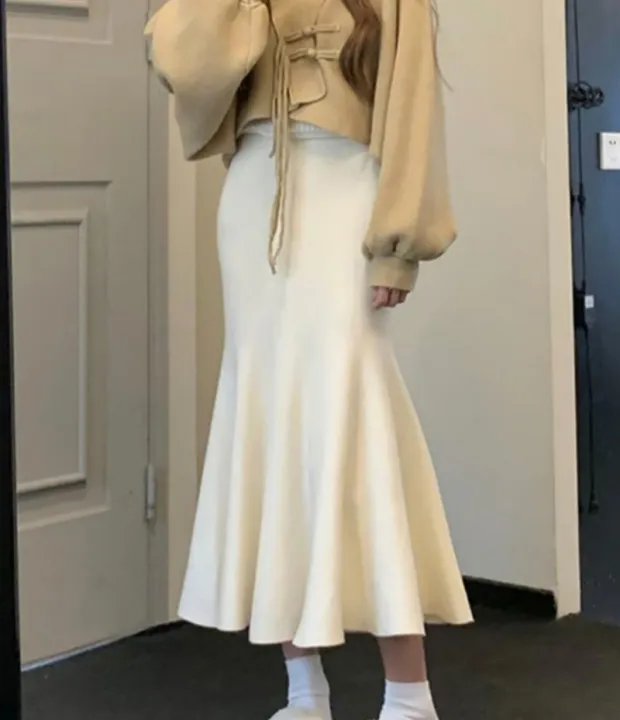 2023%20autumn%20and%20winter%20new%20mermaid%20skirt%20small%20design%20sense%20thin%20and%20slender%20high-waisted%20knitted%20hip%20skirt%20women%20-%20Image%202