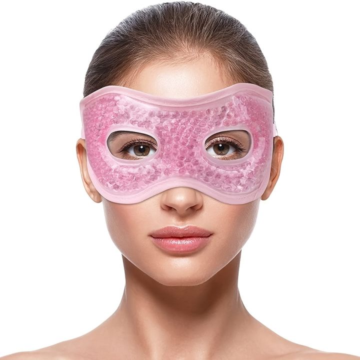 【2025 Version】 Dry Skin Swelling Eye Mask Reuse Eye Mask for Puffy Eyes Can be Warm Cold Compress Gel Cooling Eye Mask for Eye Pressure Care