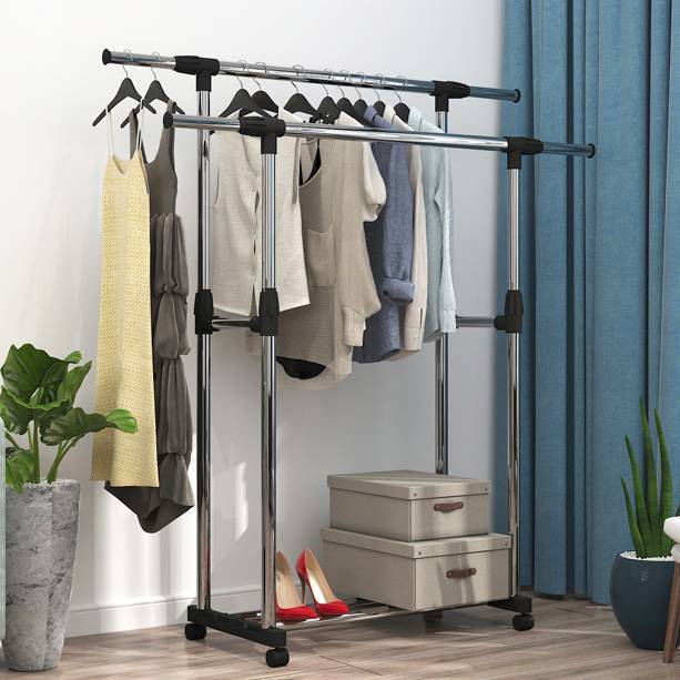Double Pole Clothes Hanger/ Stand