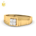 Sazuna Jewellers The Cornell Diamond Ring For Men - 1 Pcs 14 KT. 