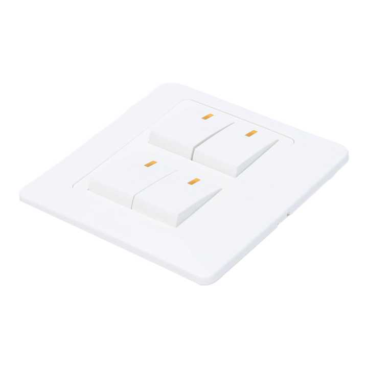 White%204%20Gang%20Switch%20White%20(3*3)%20-%20Image%203