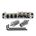 fasdaga 5X Chrome Metal Plated Roller Saddle Tune-O- Bridge for Style Electric Guitar Replacement. 