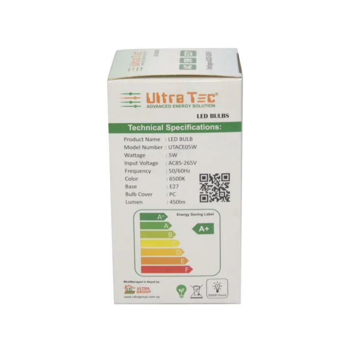 Pack%20Of%203%20Ultratec%20Led%20Bulb%205W%20-%20Image%203