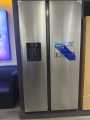 Samsung 700 L Inverter Frost Free Side-By-Side Refrigerator, Silver. 