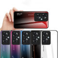 Vantime Case for OPPO F25 Pro / Reno11 F 5G Glossy Glass Gradient Back Hard Shockproof Casing. 