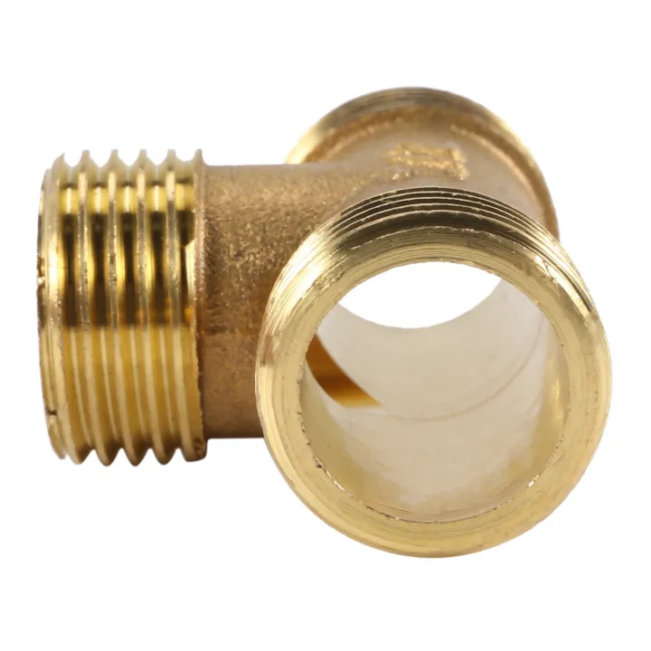 2X%20Brass%20T%20Shape%20Water%20Fuel%20Pipe%20Equal%20Male%20Tee%20Adapter%20Connector%201/2%20Inch%20Thread%20-%20Image%207