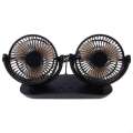 63HD 3 Gears Mini Cooling Portable Auto Electric Dual Head Fan for Car. 
