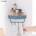 DISICHEN 2025 New Multifunctional Storage Punch-Free Self Adhesive Wall Mounted Shower Caddy Shelf Kitchen Bathroom Wall Storage Rack Organiser. 