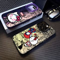 Cute Hello Kitty Kiss Spiderman Case for OPPO Realme 8 10 11 Pro C15 C20 C21Y C31 C33 C35 C53 C55 5G Matte Shockproof Back Cover. 