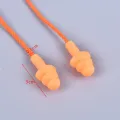 Silicone Ear Plugs Sleep Earplugs Noise Reduction Swimming Earplugs With Rope Cologo. 