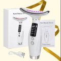 EMS Face Lifting Massager Neck Skin Tighten Device 7 Color Light LED Photon Therapy Anti Ageing Wrinkle Free. 
