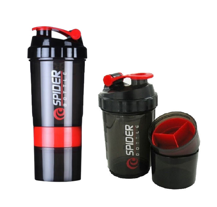 Protein Shaker With Spring Protein Shaker Bottle With Spider Spring 3 In 1 Gym Bottle | Daraz.com.np