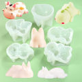 Kitchen accessories Lying Dragon Kitty Milk Pudding Silicone Mold Custard Mold Cute Cartoon Jelly Cake Cake Mold Cake Decoration Baking Bakery Tool DFGGT. 