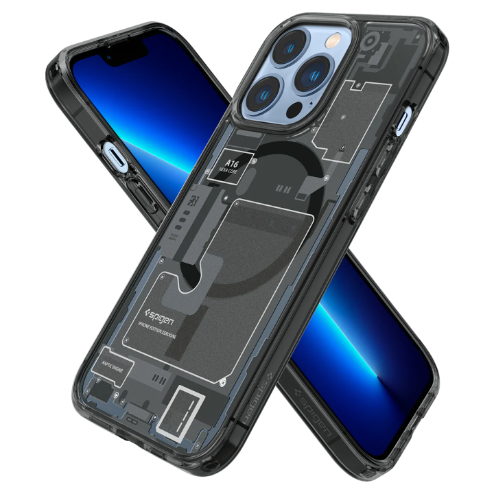 iPhone%2014%20Pro%20Max,%20Spigen%20Ultra%20Hybrid%20(MagFit)%20Case%20MagSafe%20Designed%20-%20Image%202