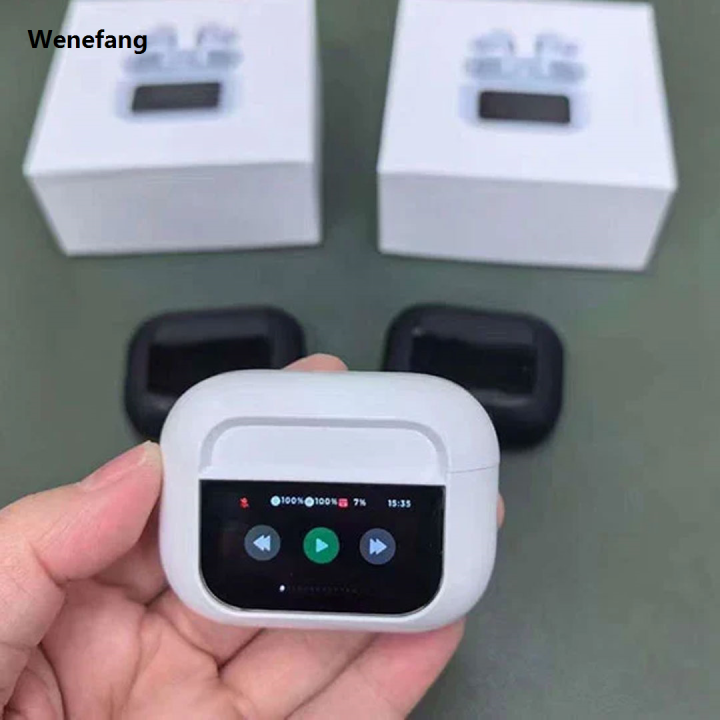 Wenefang%20Airpods%20Pro%202%20Full%20Touch%20Screen%20Display%20Wireless%20Earbuds%20With%20ANC/ENC%20Double%20Dark%20Noise%20Reduction%202025%20New%20A9%20Pro%20Touch%20Control%20Airpods%20with%20Display%20Premium%20Quality%20Airpods%20Pro%202nd%20Generation%20-%20Image%204