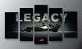 5-Piece Canvas Wall Art Set – LEGACY F1 Racing Car Wall Art Poster Print. 