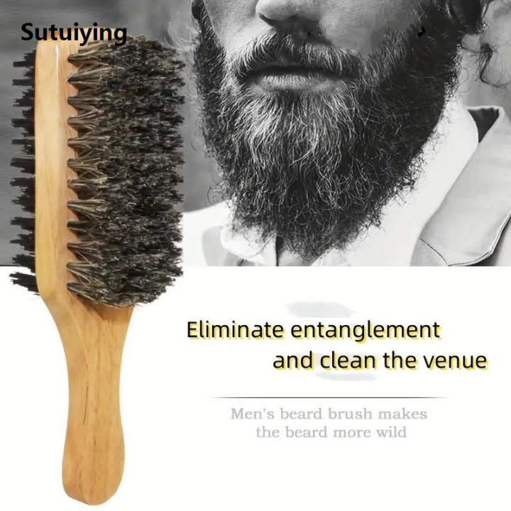 Sutuiying%201pc%20Double%20Sided%20Beard%20Brush%20Shaving%20Brush%20Wooden%20Whisker%20Comb%20Wood%20New%20High%20Quality%20Beard%20Brush%20Styling%20Brush%20Cleaning%20Hair%20Tools%20-%20Image%202