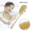 42x6cm Exfoliating Wooden Body Massage Shower Brush Natural Bristle Bath Brush SPA Woman Man Skin Care Body Back massage Brush. 