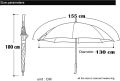 Rainbow Umbrella, Umbrella Large, Compact, Windproof for Kids, Girls, Women. 