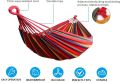 Portable Canvas Hammock With Carry Bag - Single. 