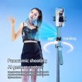 Q185 Face Tracking Handheld Selfie Stick Mobile Action Camera Tripiod Stand. 