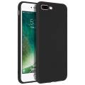 iPhone 7 Plus / 8 Plus + Case - Soft Touch Silicone Gel Case (Black). 