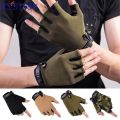 Wenefang 1Pair Fingerless Sports Gloves, Men Women Cycling Gloves, Anti-Slip Breathable Motorcycle Mountain Bike Gloves Workout Gloves. 