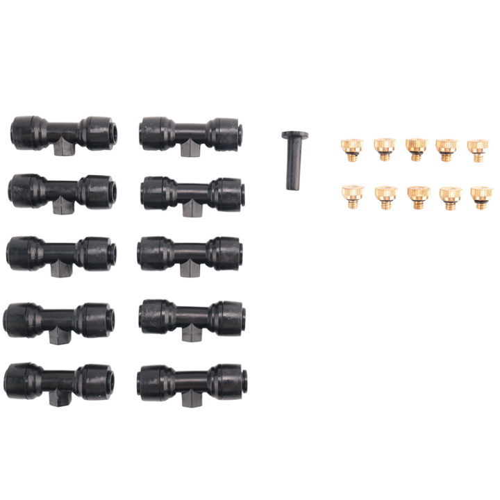 Misting Nozzles Kit Fog Nozzles For Patio Misting System Outdoor Cooling System Garden Water Mister