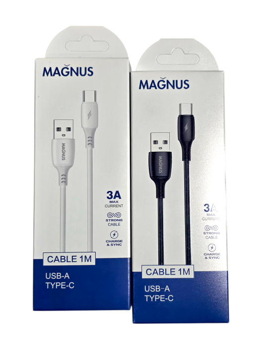 Magnus Type Magnus Usb Type C Fast Charging 3A Cable With 6 Months Warranty | Daraz ...