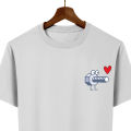 Cute Cartoon Couple Printed T-Shirts – Matching Couple T-Shirt Set. 