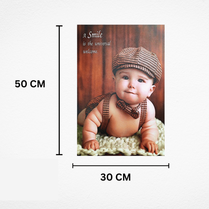 Canvas%20Wall%20Painting%20Cute%20Baby%20Sparkle%20Textured%20Modern%20Art%20Digital%20Reprint%2012%20inch%20x%2018%20inch%20-%20Image%203