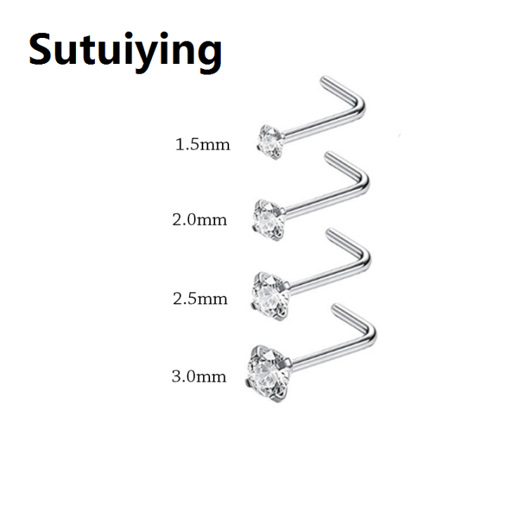 Sutuiying%201PC%20Fashion%20Stainless%20Steel%20Crystal%20Nose%20Septum%20Piercing%20Studs%2020G%20Mini%20Nose%20Ring%20Earrings%20Studs%20Body%20Piering%20Jewelry%20For%20Women%20-%20Image%206