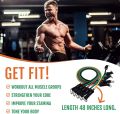 11PCS Resistance Bands Tube Set Stretch Training Rubber Expander Tubes Crossfit Fitness Gum Elastic Pull Rope. 
