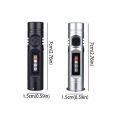 Mini Flash Light Rechargeable LED Torch Bright 3 Modes LED Flashlight Multi-Functional Tiny Battery Flashlight Traveling. 