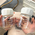 Birthday Gift Supplies Cup Drinking Cup Milk Clear Mini 10.2oz Water Bottle Reusable Portable Summer Drinking Outdoor Travel. 